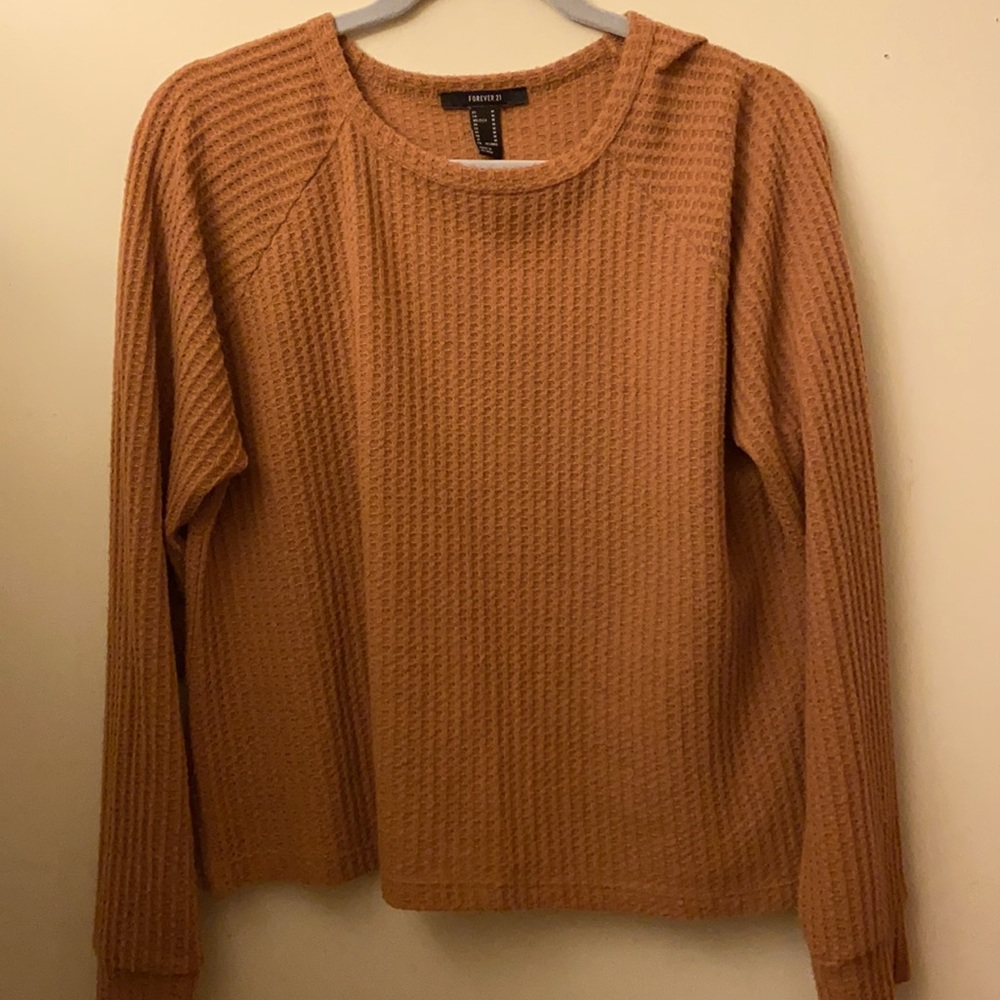 brown forever 21 sweater